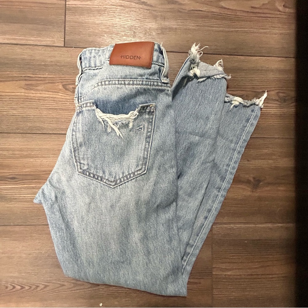 Hidden vintage denim wash Light Blue Jeans